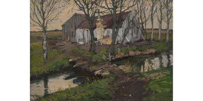 AUGUST FREDERICK BIEHLE

Opening Friday, October 10, 5:30-8p, House in the Moor near Munich, 1912