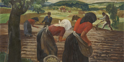 CARL F. BINDER

American, 1887-1968, Potato Harvest, 1931