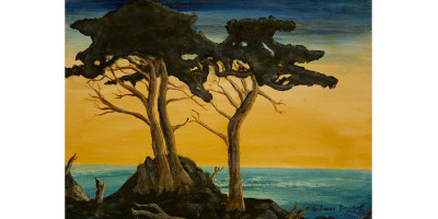 &nbsp;Ferdinand Burgdorff (American, 1881&ndash;1975), Monterey Pines, 1975