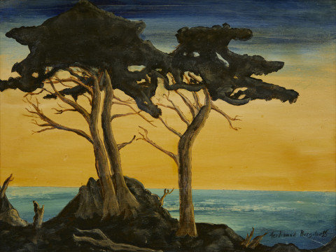 Monterey Pines by Ferdinand Burgdorff