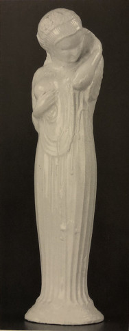 Tall Glazed Pottery Figure of a Goddess by Alfonso Iannelli
