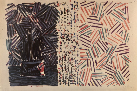 Untitled (Fields #258) by Jasper Johns