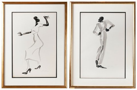 Savoy Dancers I by Virginia Berresford