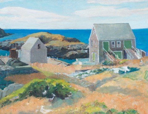 Monhegan Island, Maine by George Gustav Adomeit