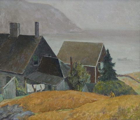Monhegan Fog by George Gustav Adomeit