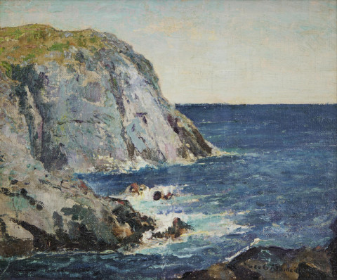 Seaside Cliff by George Gustav Adomeit