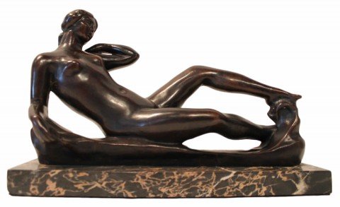 Reclining Nude I by After Aristide Maillol