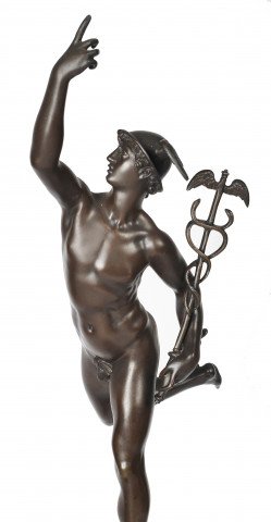 Mercury Standing on the Breath of Zeus by After Giambologna