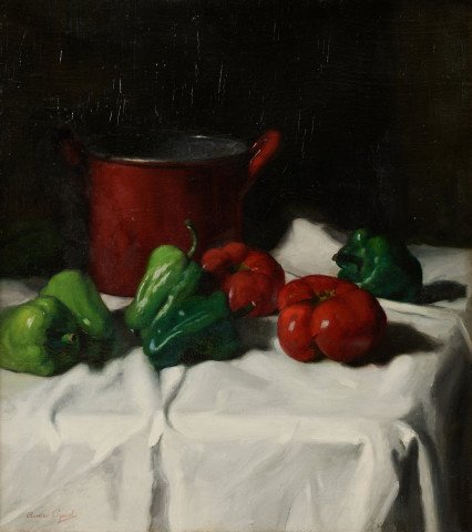 Still-Life of Vegetables by Romek Árpád