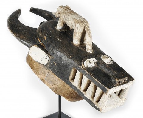 Bamileke Buffalo Mask, Cameroon