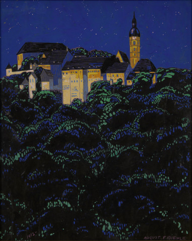 Castle in Germany by August Frederick Biehle