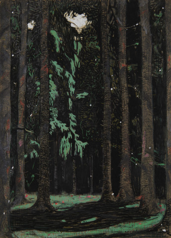 Forest in Germany by August Frederick Biehle