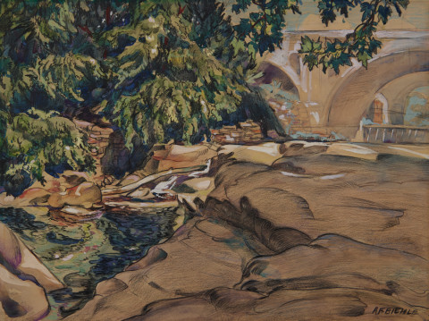 Meredith Falls, Berea by August Frederick Biehle