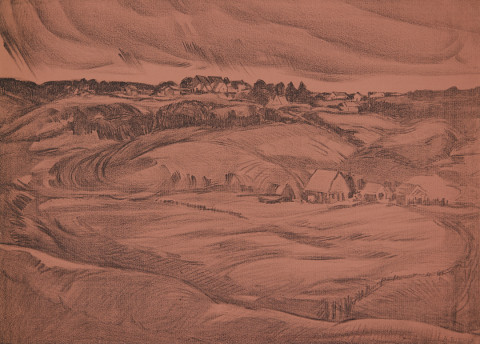 Zoar Hillside by August Frederick Biehle