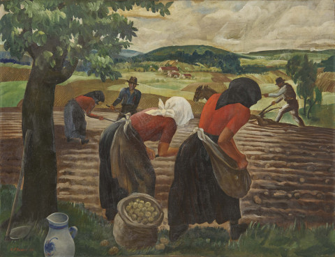 Potato Harvest by Carl F. Binder