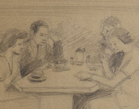 Couples at Diner