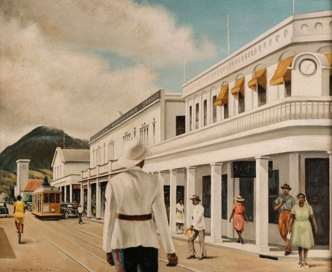 Island Street by Clarence Holbrook Carter