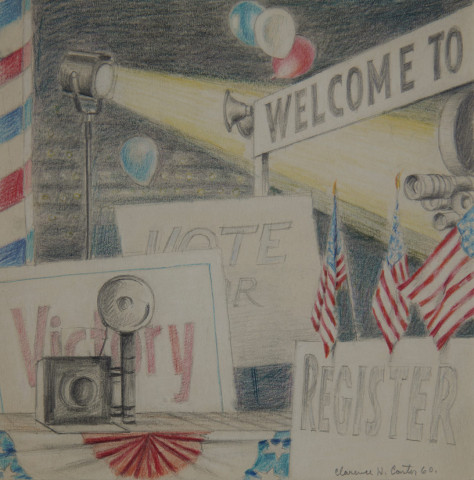 J.F.K. Election by Clarence Holbrook Carter