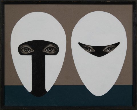 Figurative Abstract Acrylic on Scintilla Painting: