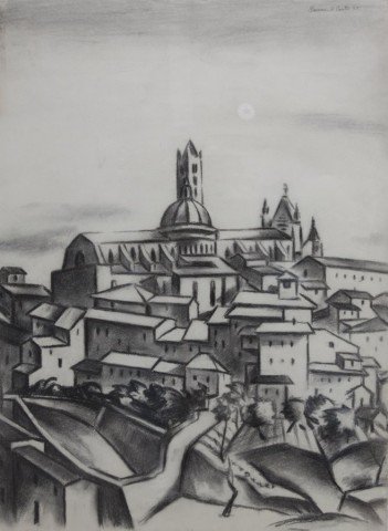 Siena  by Clarence Holbrook Carter