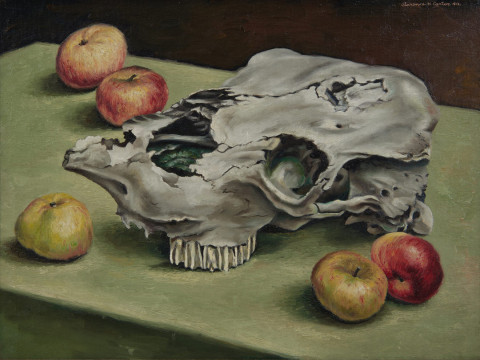 Still Life with Apples by Clarence Holbrook Carter