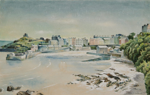 Tenby, Coast of Wales by Clarence Holbrook Carter