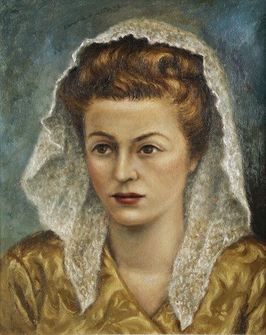 Woman with Mantilla