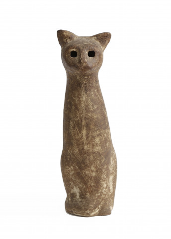 Seated Egyptian Cat by Claude Conover