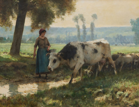 Pastoral Scene by Julien Dupré