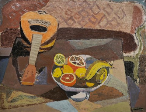 Fruit and Mandolin by Eric Isenburger