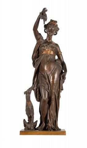 Figurative Bronze Sculpture: 