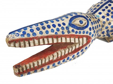 Folk Art Mali Crocodile