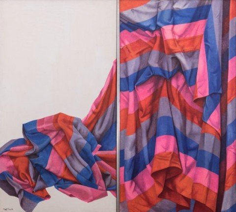 Heaped and Hanging, Diptych by Hazel Janicki