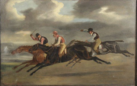 Racing Scene - Attributed to Samuel Henry Alken by Samuel Henry Alken