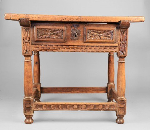 An Italian Walnut Stand, c.1680