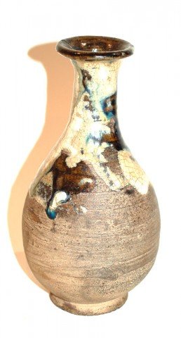 A Japanese Splash Glaze Vase, Momoyama Period