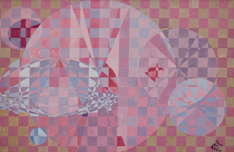 Geometric Abstraction by Beni E. Kosh (Charles Elmer Harris)
