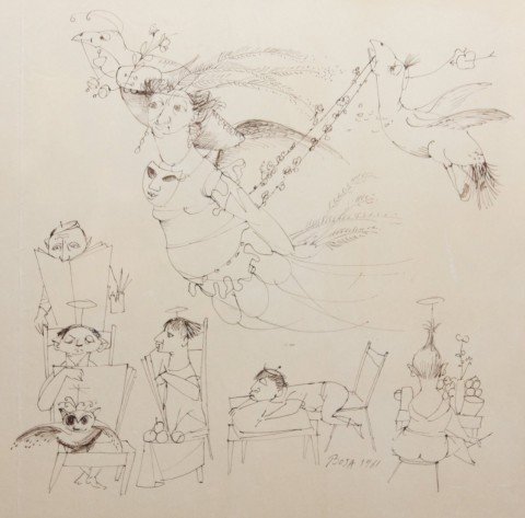 Drawing Class by Louis Bosa