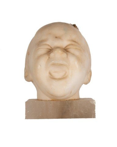 Figurative Alabaster and Bronze Sculpture: