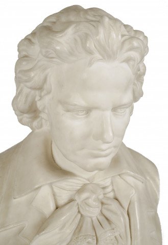 Marble Bust of Ludwig van Beethoven (German, 1770-1827)