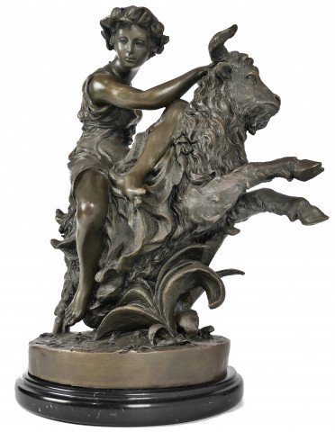 Bacchantes Mounted on Ram by Claude Michel (Clodion)