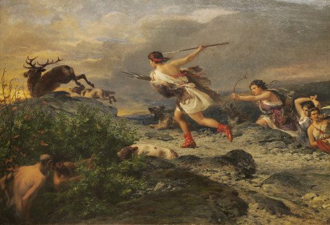 Diana the Huntress by Nikolaus Baur