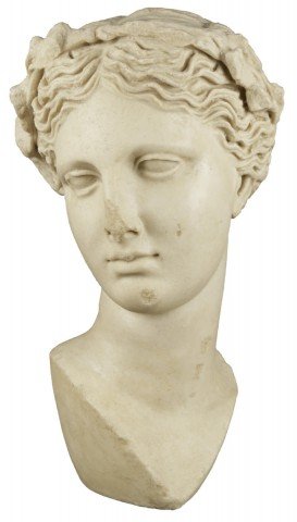 A Modern Plaster Head of Aphrodite