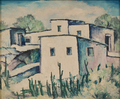 Adobe Homes, New Mexico by Harvey Gregory Prusheck