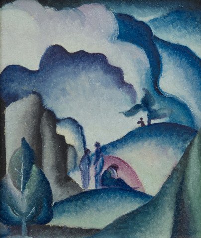 Landscape with Figures by Harvey Gregory Prusheck