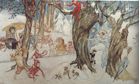 Winter Frolic by Arthur Rackham