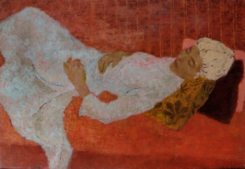 The Red Couch by Lois Rossbach Ellis