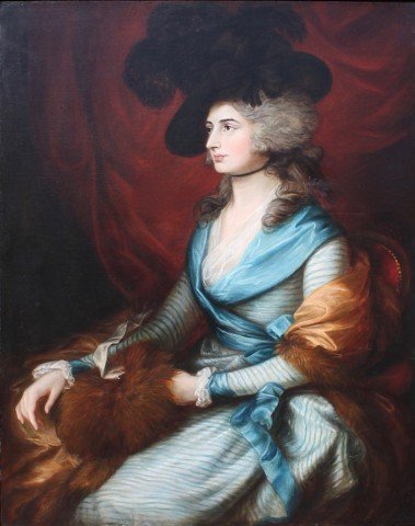 Portrait of Sarah Siddons After Thomas Gainsborough (1727 – 1788) 