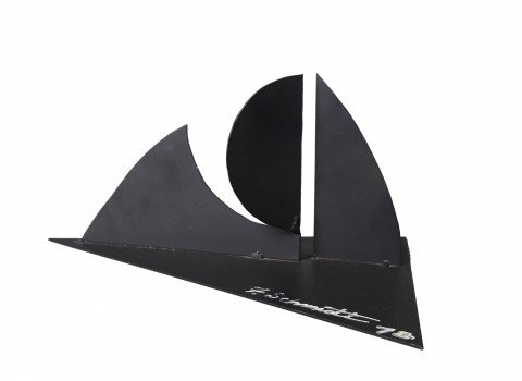 Abstract Metal Sculpture: