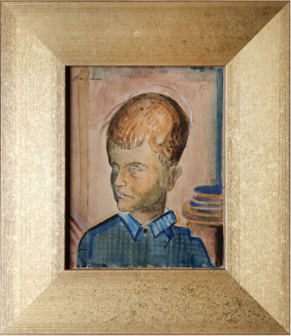The Blue Shirt by William Sommer